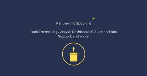 Panther v1.6 Spotlight: Log Analysis Dashboard, SIEM for G Suite and Box Logs, SSO, Dark Theme, and more!