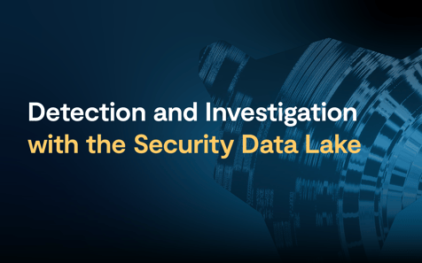 Detection and Investigation with the Security Data Lake
