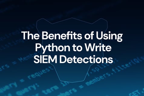 The Benefits of Using Python to Write SIEM Detections