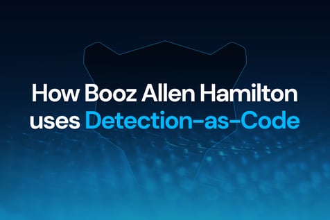 How Booz Allen Hamilton uses Detection-as-Code to Transform Security in the Federal Government