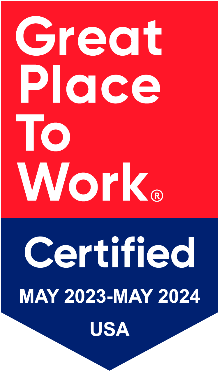 Great Places to Work Certified Apr 2023 - Apr 2024 USA